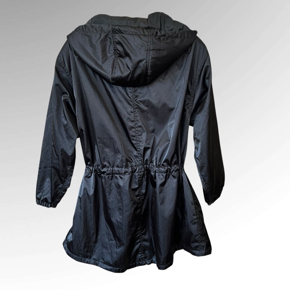 Obermeyer VTG 70s PAMELA Ski Parka Jacket Drawstring Hood Waist Black - Picture 2 of 6